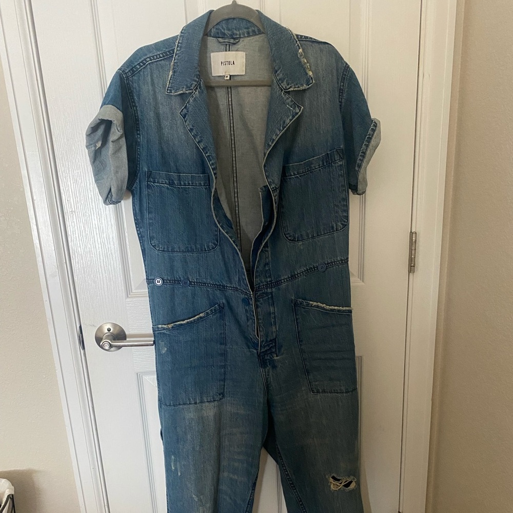 Pistola denim jumpsuit, size medium